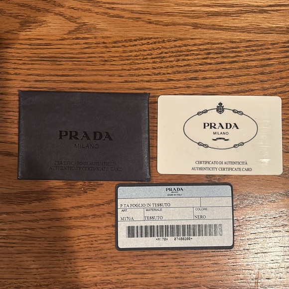 PRADA NYLON COMPACT WALLET - Picture 5 of 9